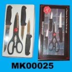 4Pcs Knife Set In Color Box