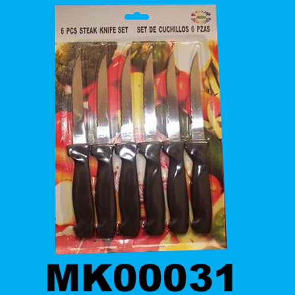 MK00031 6Pcs Steak Knife