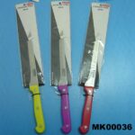 S.S.Metal Knife Color Handle Pvc Bag + Card