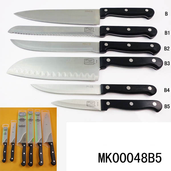 MK00048B5 3" Pom Handle Paring Knife With Plastic Blade Cover