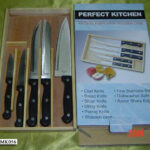 5Pcs Knife Set In Wooden Box