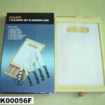 7Pcs Knife Set In Wooden Box