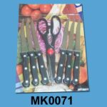 6Pcs Steak Knife & 9110 Scissor B/C