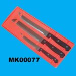 3Pc Knife In Color Box