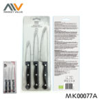 3Pk Ss Knife Set Full Tang Db