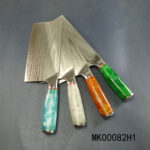 Chopping Knife With Resin Handle In Color Box
