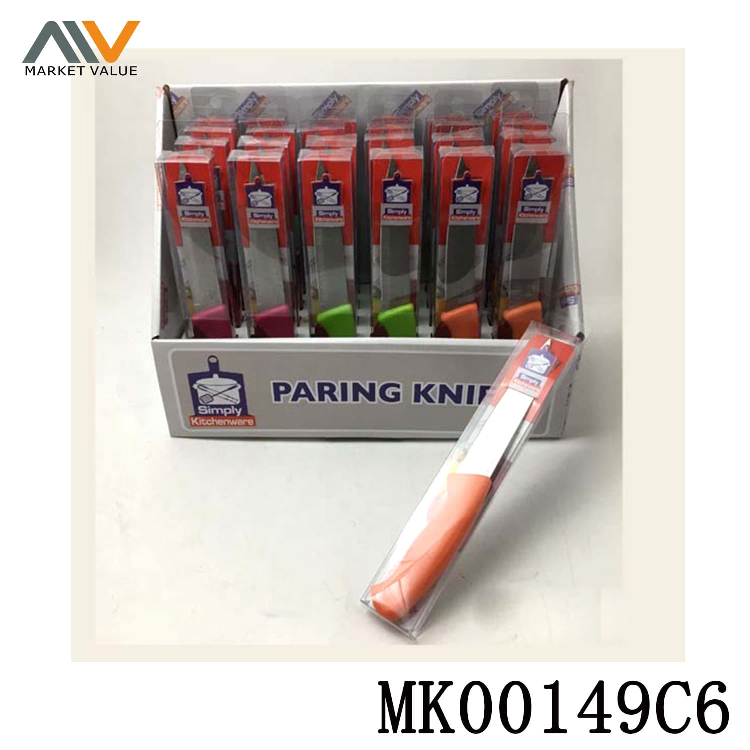 MK00149C6 4.5 Good Blade Fruit Knife Pvc Box