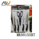 5 Pieces Kitchen Knives With Pp Handle