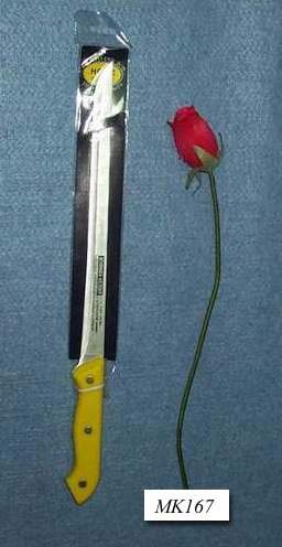 MK00167 17" Watermelon Knife W/Abs Colour Handle