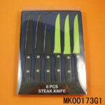6Pcs Non Stick Steak Knife With Pvc Box