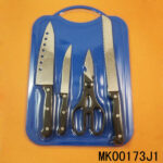 3Pcs Knife &Scissors & Plasyic Board
