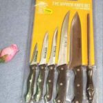 7Pcs Knife Set W/Abs Handle D/B