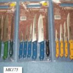 7Pcs Knife Set W/Pp Handle D/B