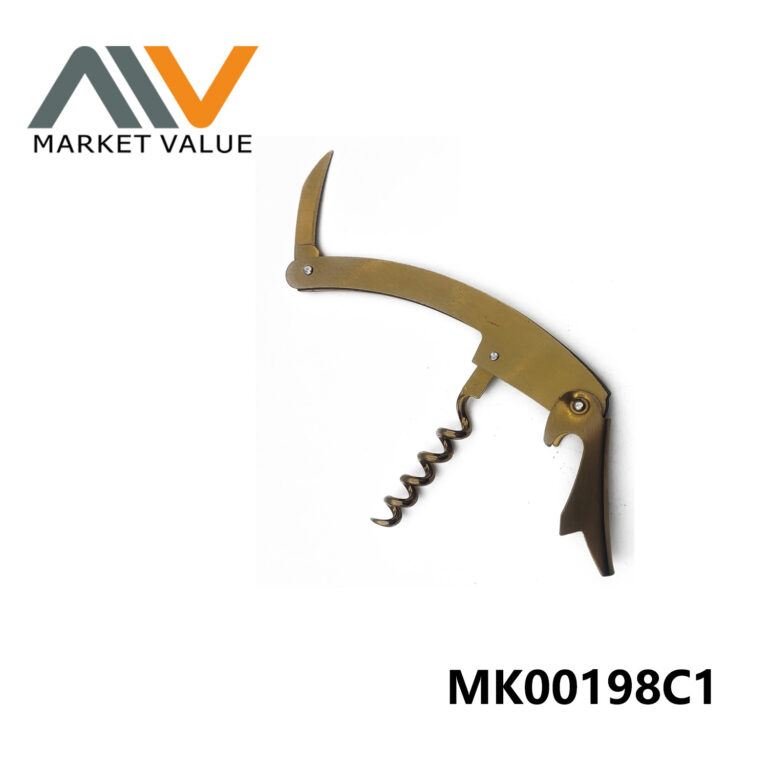 Ss Wine Corkscrew Golden Finish Bc