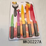 5Pcs Painting Knife And 1Pc Peeler Wiht Abs Handle