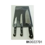 3Pcs Stainless Steel Knives Sets Pom Handle，B/C