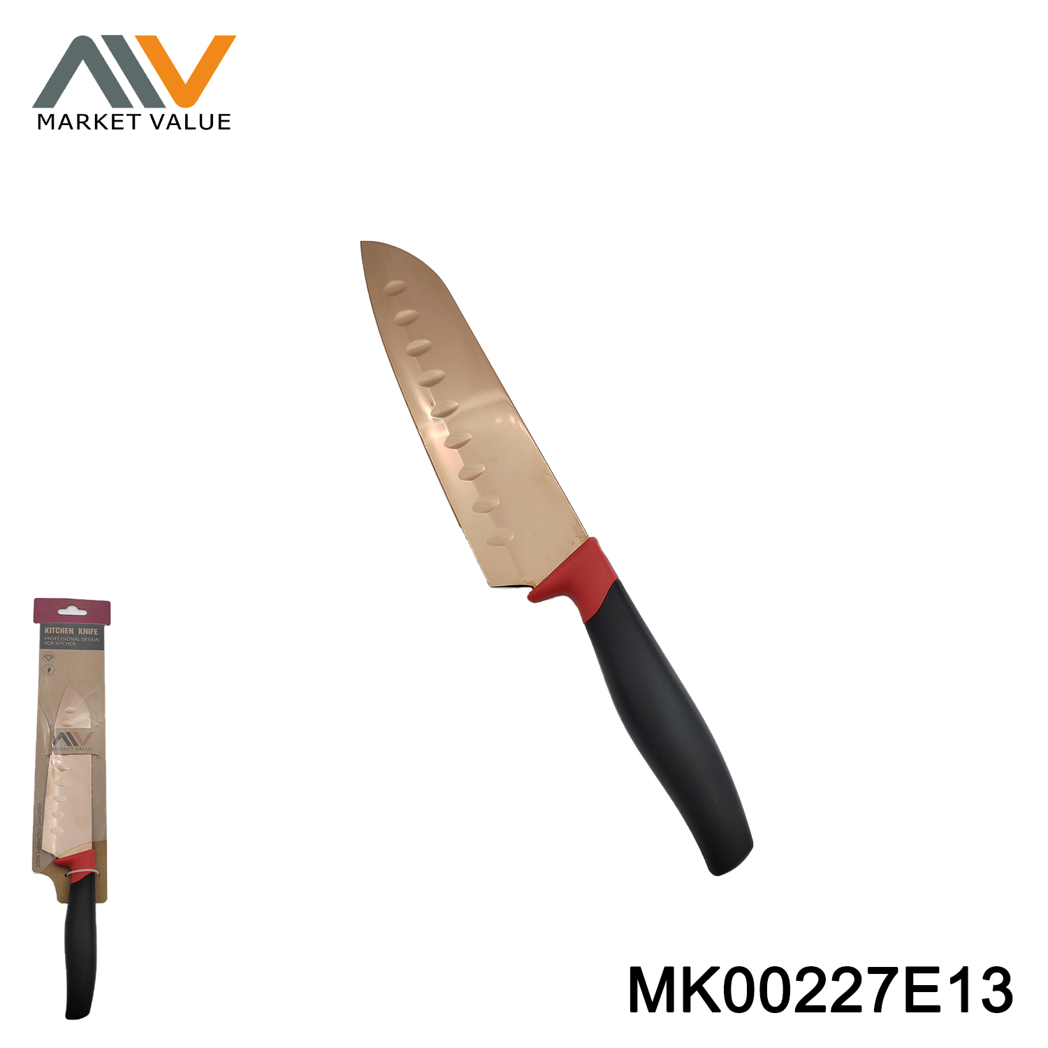 MK00227E13 SS Santuko Knife PLASTIC HANDLE TC