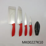 Sets Of 4Pcs Kitchen Knife Stes In Brown Box