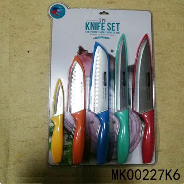 MK00227K6 5Pcs S/S Knife Set