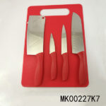 5Pcs Plastic Handle S/S Knife