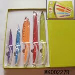 5Pcs Painting Kitchen Knife In Windox Box