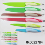 3.5" Non Stick Coating Knife/Fruit Knife With Blade Cover D/B