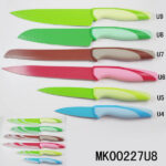 7" Non Stick Coating Knife/Snatoku Knife With Blade Cover D/B