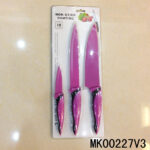 3Pcs Kitchen Knife Set Non Stick Coating  D/B