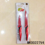 2Pcs Fruit Knife  Set Non Stick Coating D/B