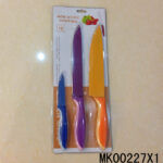 3Pcs Kitchen Knife Set Non Stick Coating  D/B