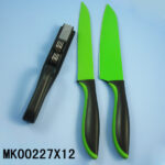 7" Chef Knife&Bread Knife&Plastic Handle Sharpener Box