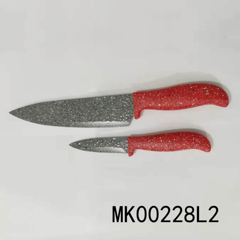 2Pcs Knife Set Non Sticker Blade