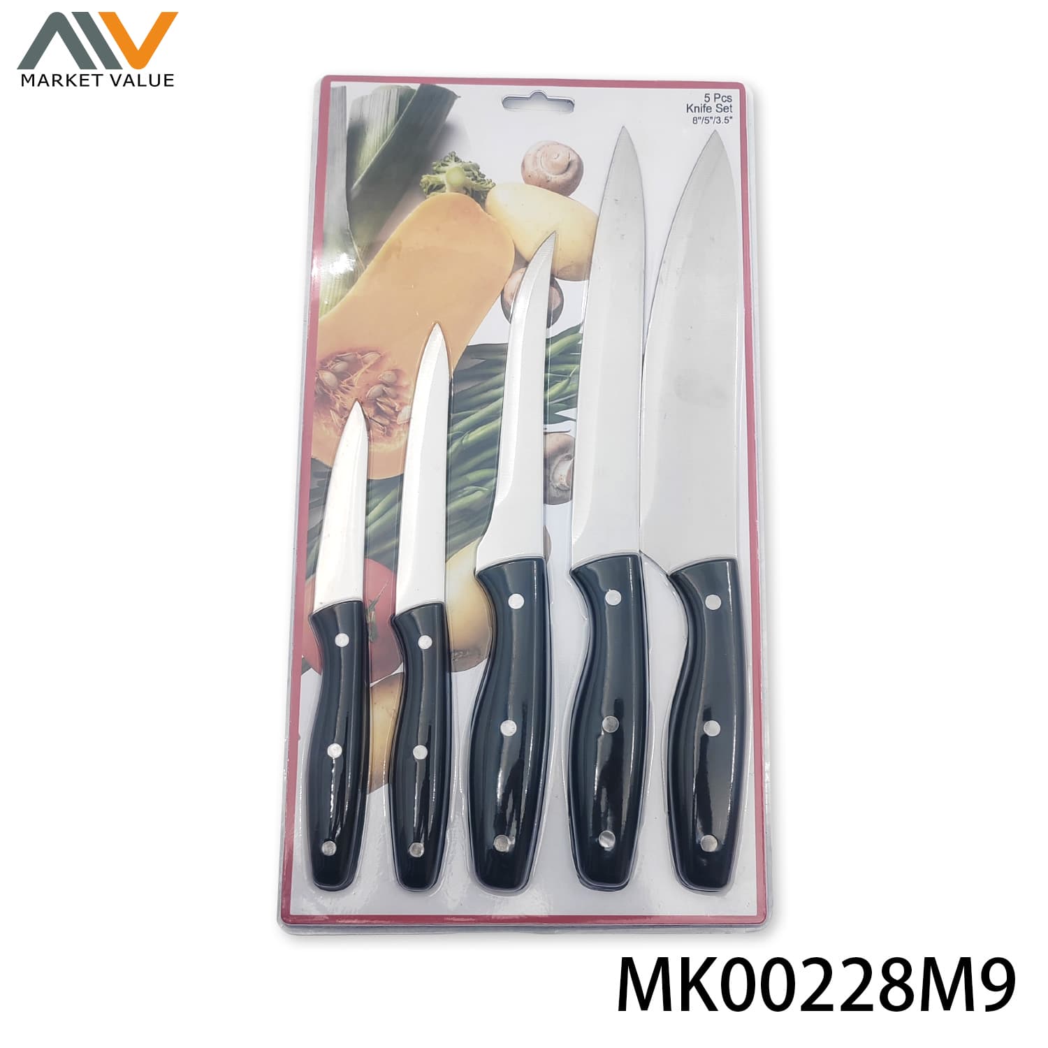 MK00228M9 Set Of 5Pcs Knife Set