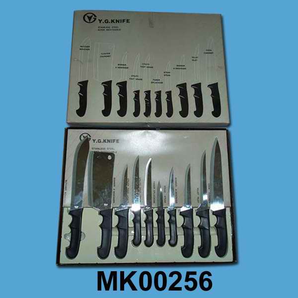 MK00256 10 Pcs Knife Set In Color Box