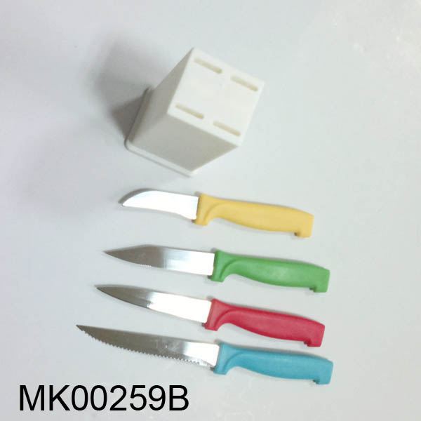 MK00259B 5Pk Knife Set With Plastic Holder