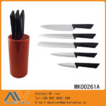 Sets Of 5Pcs Knives With Pp Handle In Colour Box