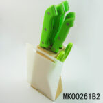 8Pcs Knife Set Wooden Stand&Cutting Board