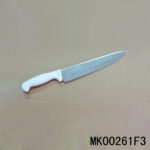 6" Plastic Handle Chef Knife Laser Finish