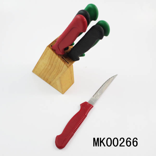 MK00266 7Pcs Knife Set With Wooden Block