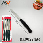 Set Of 6 Pcs 4.5" Table Knife With Pp Handle