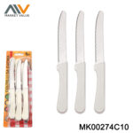 Set Of 6Pcs Steak Knives Pp Handle B/C