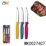 6Pcs Steak Knife Set With Pp Handle