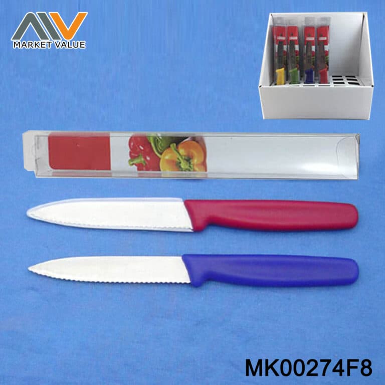 Steak Knife W/Teeth Plastic Soft Hakdle