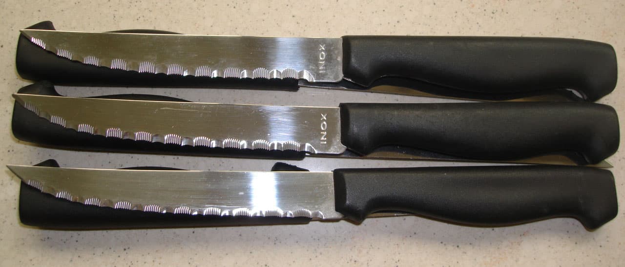 MK00274H 6Pcs S.S. Steak Knife D/B