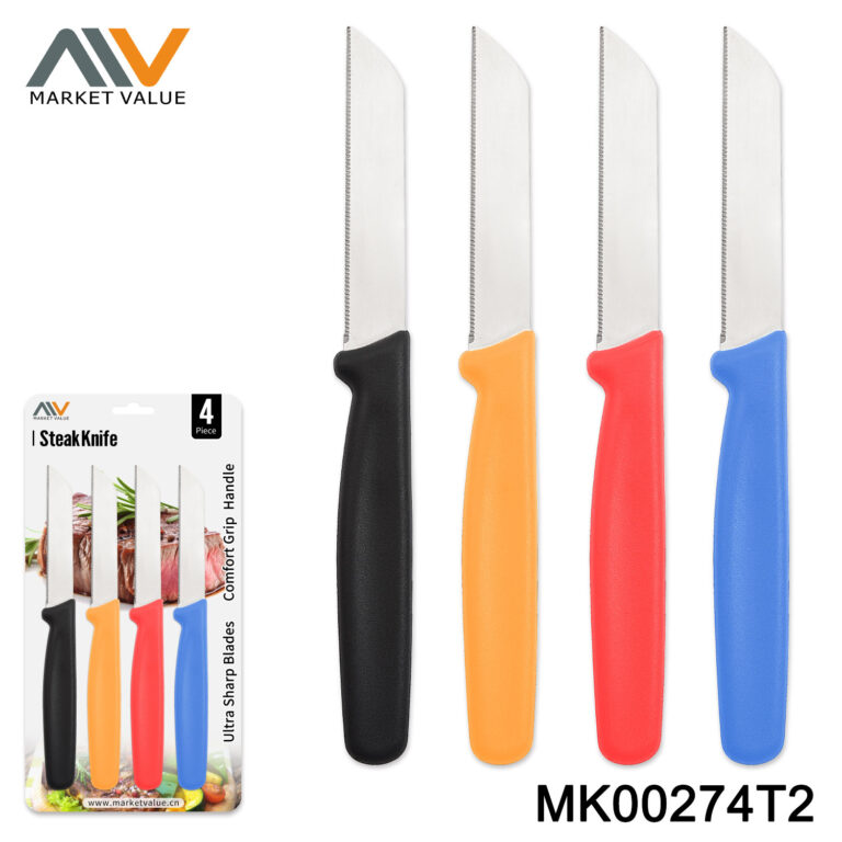 4Pk Ss Steak Knife Pp Bc