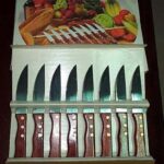 8Pcs Knife W/ Wooden Handle