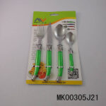 4Pcs Cutlery Set With Abs Handle