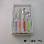 24Pcs Cutlery Set With Abs Handle