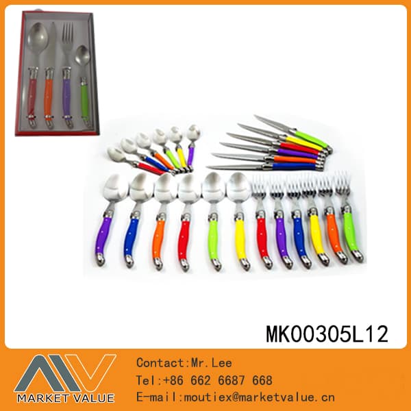 MK00305L12 24Pcs Cutlery Set(Half Tang)