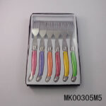 6Pcs Fork With Abs Handle